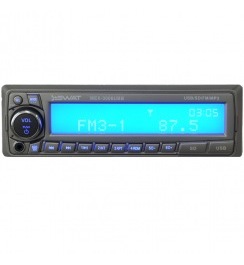 SWAT MEX-3006UBB/1 din медиа ресивер,4х50 Вт,MP3,USB,SD синие кнопки/
